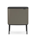 Bo Touch Bin, 3 x 11 litres - Platinum image number 0
