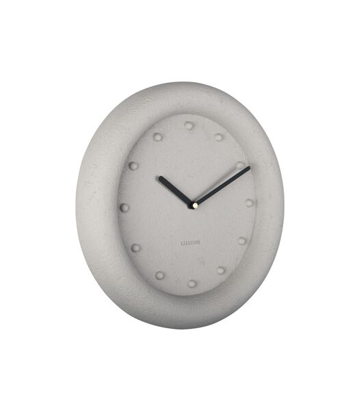 Horloge murale Petra - Gris chaud - Ø30cm