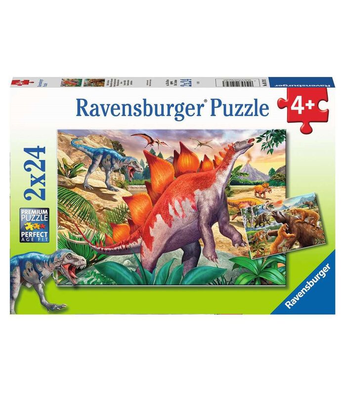 puzzle pour enfants Animaux sauvages - 2 x 24 pièces image number 1