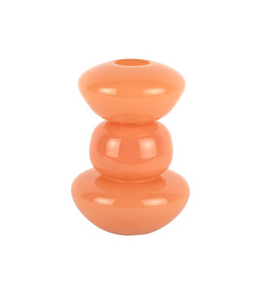Vaas Bubbles - Oranje - 18x18x25cm
