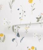 WILDFLOWERS - Papier peint enfant - Motif fleurs de prairie image number 1