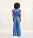 Combinaison pantalon bleu denim en lyocell image number 2