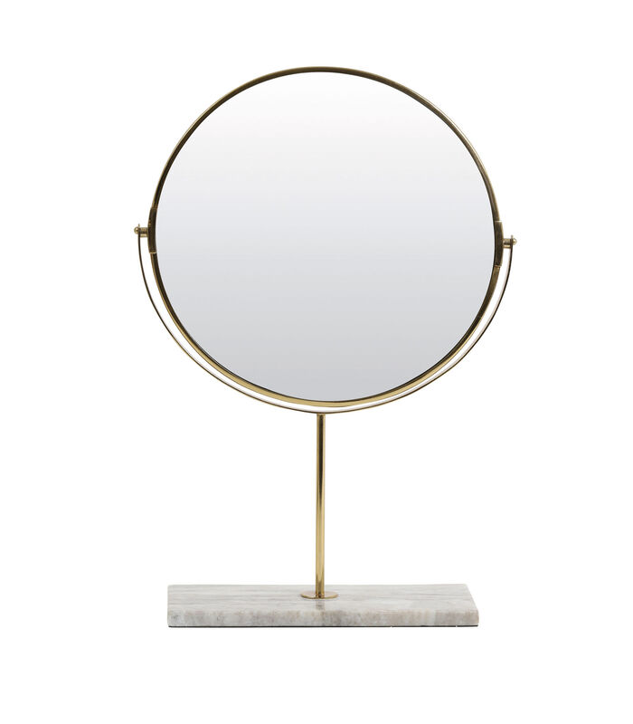 Miroir sur pied Riesco - Bronze Antique - 33x12,5x48cm image number 0