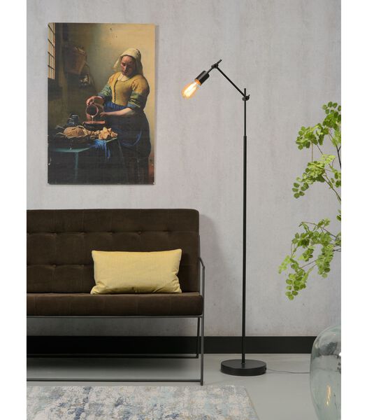 Vloerlamp Sheffield - Zwart - 47x20x170cm