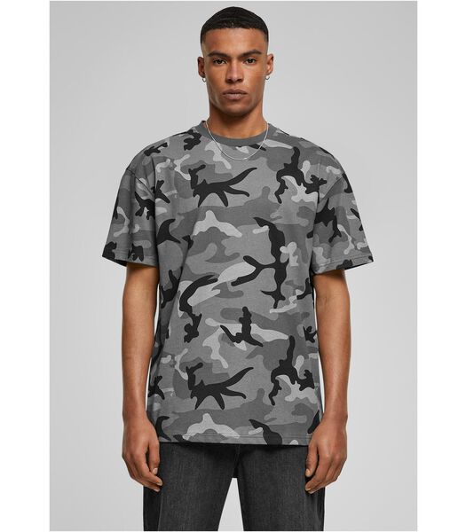 T-shirt camouflage épais Oversize