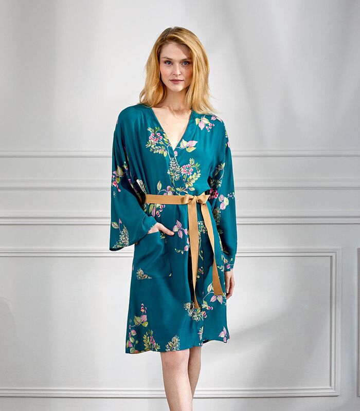 Homewear korte Kimono viscose image number 4