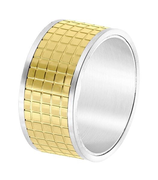 Ring Staal - goudkleurig-zilverkleurig