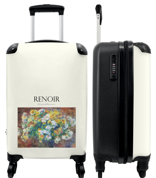 Ruimbagage koffer met 4 wielen en TSA slot (Kunst - Renoir - Bloemen - Oude meester)