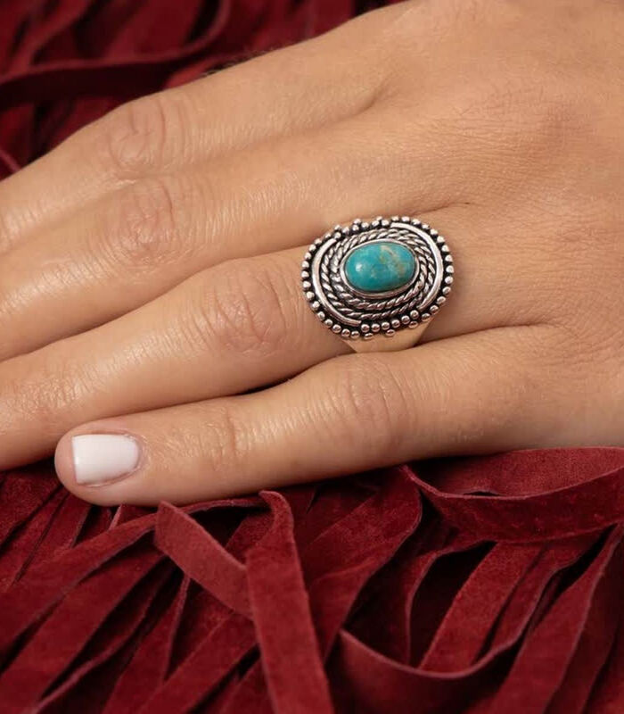 Bague "Puxax Turquoise" Argent 925 image number 1