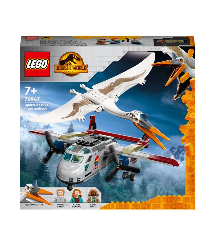 Jurassic World Quetzalcoatlus Vliegtuighinderlaag (76947) image number 0