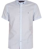 Slim Travel Oxford shirt met korte mouwen image number 4