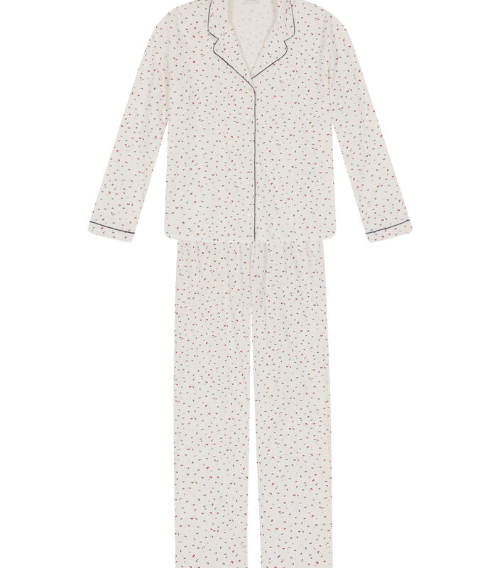 Katoenen pyjama met knopen HOLLY 606 image number 4