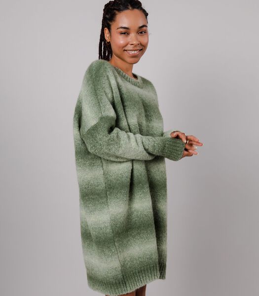 Knitted Alpaca Dress Moss