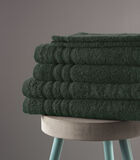 Handdoek 70 x 140 cm Donker Groen - 10 stuks image number 3