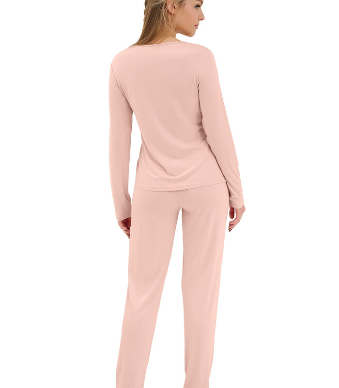 Pyjama loungewear broek top lange mouwen Mirabelle image number 1