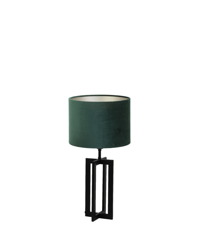 Lampe de table Mace/Velours - Noir/Dutch Green - Ø30x56cm image number 0