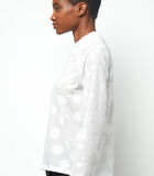 Witte top met overhemdkraag MOJEAN image number 2