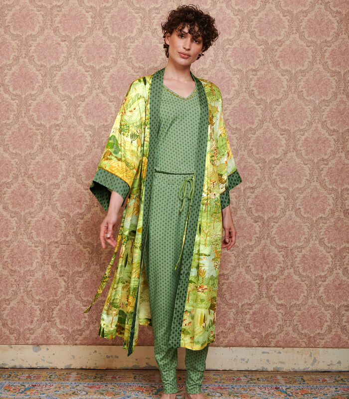 Noelle - Kimono à Imprimé Fleuri Toscana image number 2