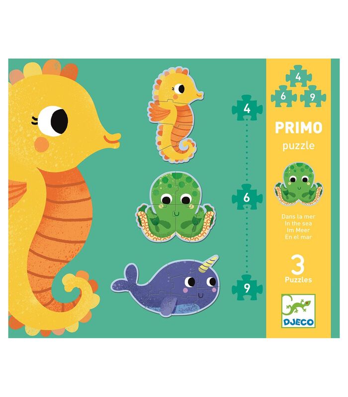Primo Puzzle In The Sea (4, 6 et 9 pièces) image number 2