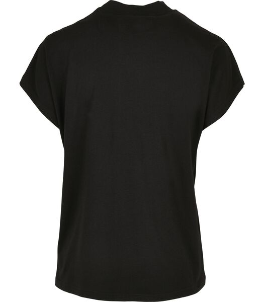 Dames-T-shirt oversized découpé viscose