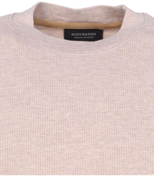 Pullover Waffle Beige