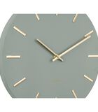 Horloge Murale Charm - Vert/D'or - Ø30cm image number 4