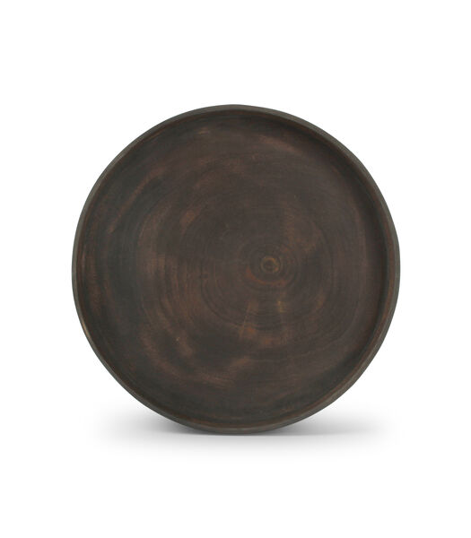Serveerschaal 30x3,5cm hout Zwart Pale