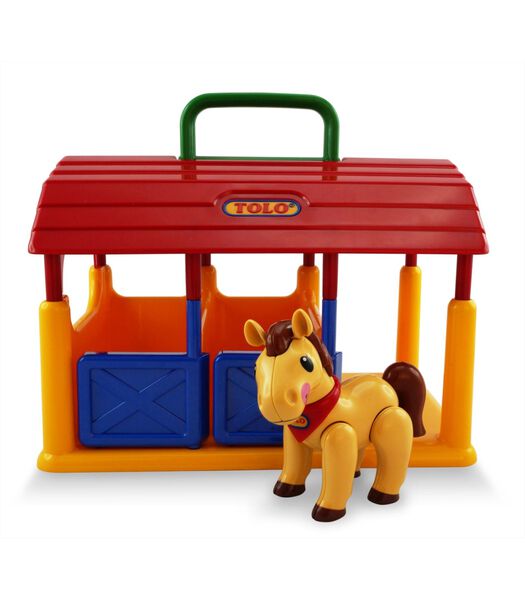 First Friends Speelgoed Stal met Paard