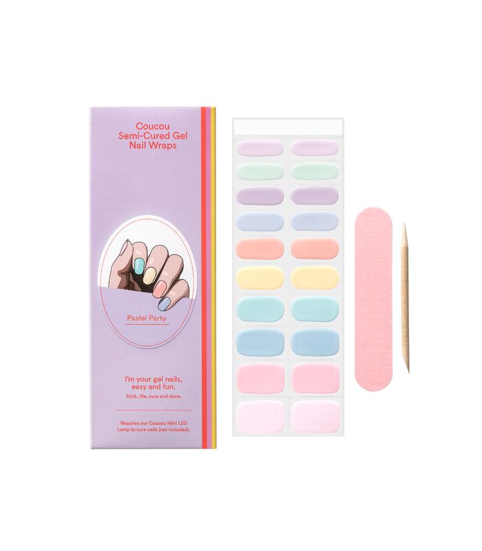 Coucou Enveloppements d'ongles semi-durcis - Pastel Party image number 0