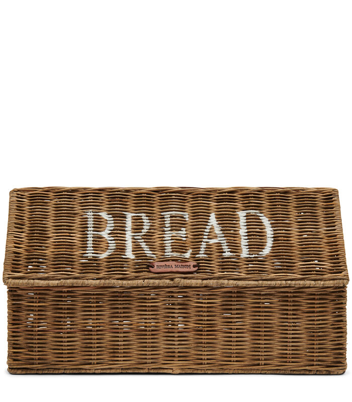 Broodmand Riet - Rustic Rattan Home Made Bread Basket - Naturel image number 0