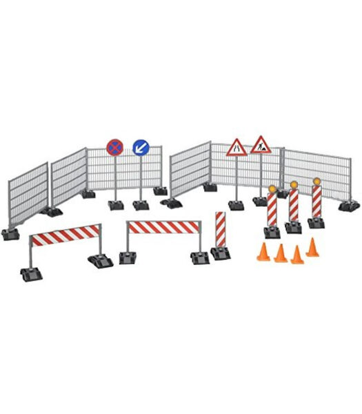 Accessoires pour ensemble de chantier : clôtures, panneaux et pylônes - 62007