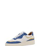 TB.87 - Sneakers wit en blauw leer image number 3