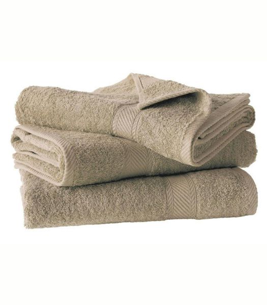 3 serviettes de bains Hélène humus