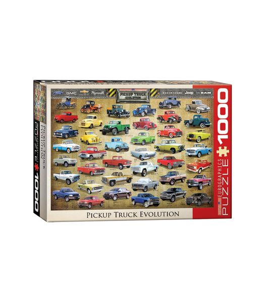 puzzel Pickup Truck Evolution - 1000 stukjes