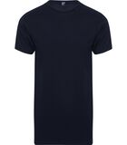 Derby Extra Lang T-Shirt Navy (2-Pack) image number 2