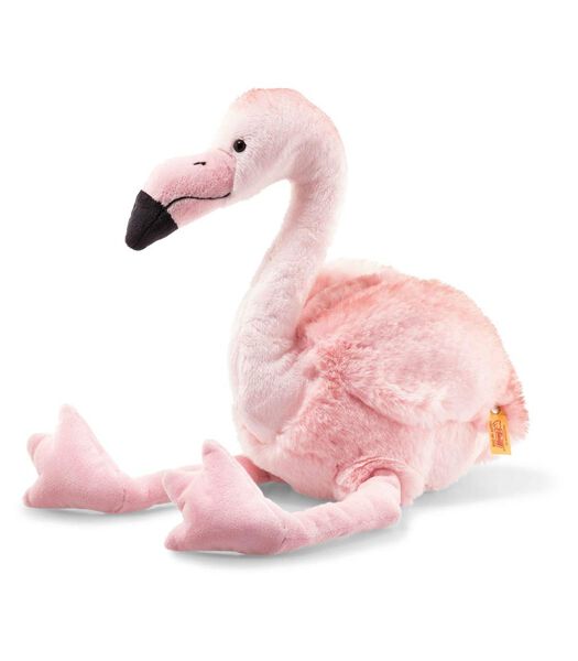 knuffel bungelende flamingo Pinky, roze