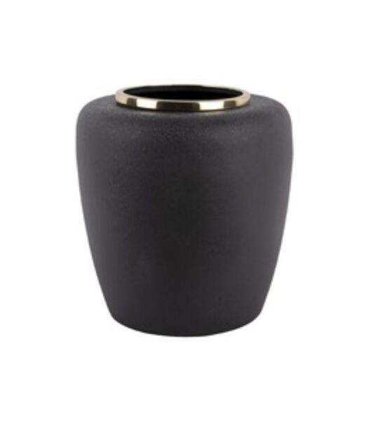 Vase Dex - Noir - 33x33x35.5cm