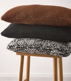 NORDIC KNIT - Coussin - Toffee Brown image number 1