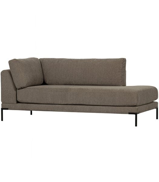 Couple Lounge Element  - Polyester - Taupe - 89x100x200