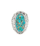 Bague "Oztoc Turquoise" Argent 925 image number 0