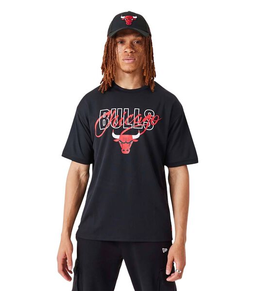 Oversized T-shirt Chicago Bulls NBA Script
