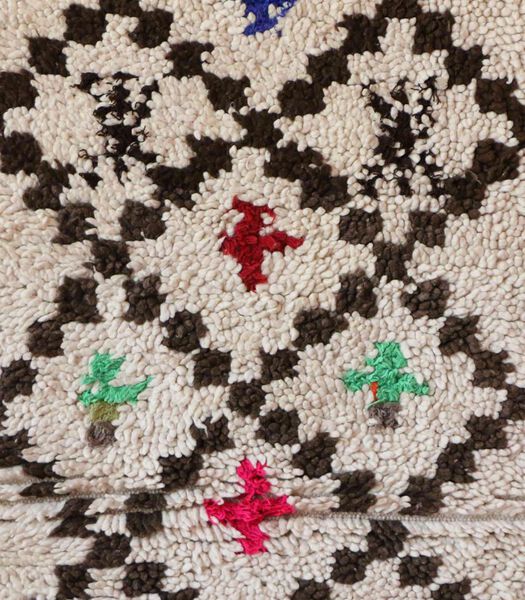 Tapis Berbere marocain pure laine 77 x 150 cm