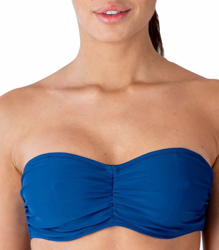 Bandeau-bikinitop Cartagena met afneembare schouderbandjes image number 0
