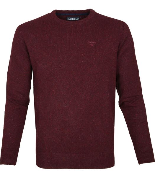 Barbour Tisbury Sweater Laine Bordeaux