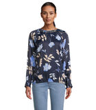Blouse in shirtstijl met bloemenprint image number 0