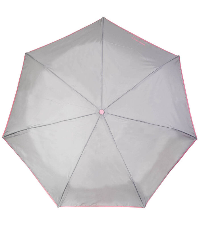 Parapluie mini léger Gris/Rose image number 2