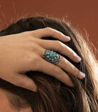 Bague "Puxam Turquoise" Argent 925 image number 1