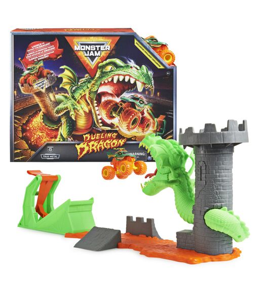 Monster Jam Dueling Dragon Playset 1:64