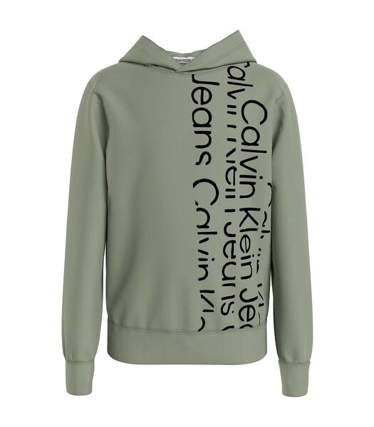 Calvin Klein Sweatshirt Repeat Institutioneel Logo Capuchon