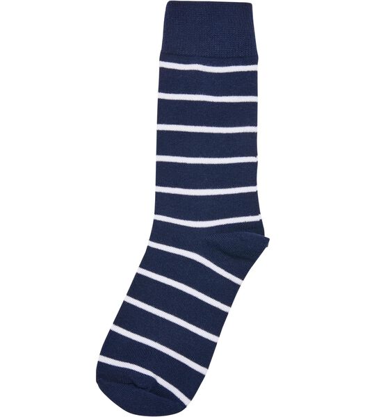 chaussettes à petites rayures (x5)